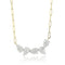 Five Pear Diamond Necklace - 1