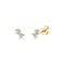 Marquise Stud 0.3in Diamond Earrings - 1