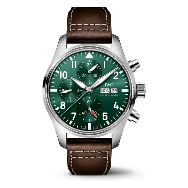 Big Pilot's Chronograph 41 Green Dial Watch - 1