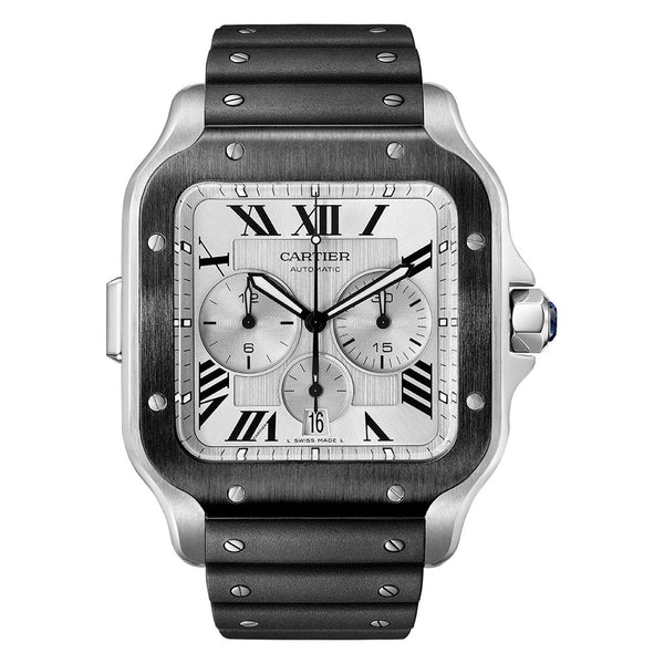 Santos de Cartier Chronograph Watch - 1
