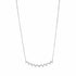 White Gold With 0.89ctw Stationary Zig-Zag Diamonds Necklace - 1