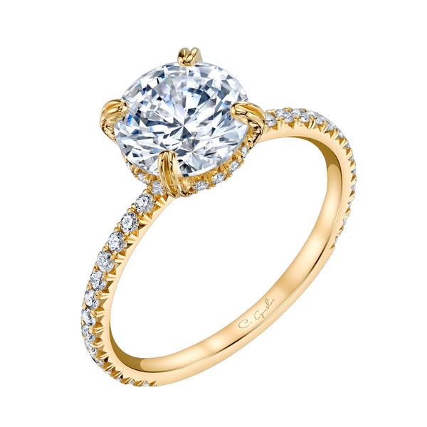 C. Gonshor 8237 Solitaire Engagement Ring - 1