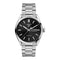 Carrera Steel Indexes 41mm Black Dial on Steel Watch - 1