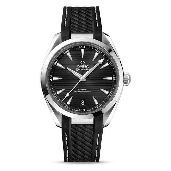 Seamaster Aqua Terra 150M Co-Axial Master Chronometer 41 Black Dial And Strap Watch - 1