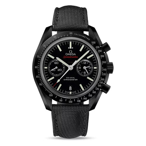 Dark Side Of The Moon Speedmaster Black Ceramic Chronograph Watch - 1