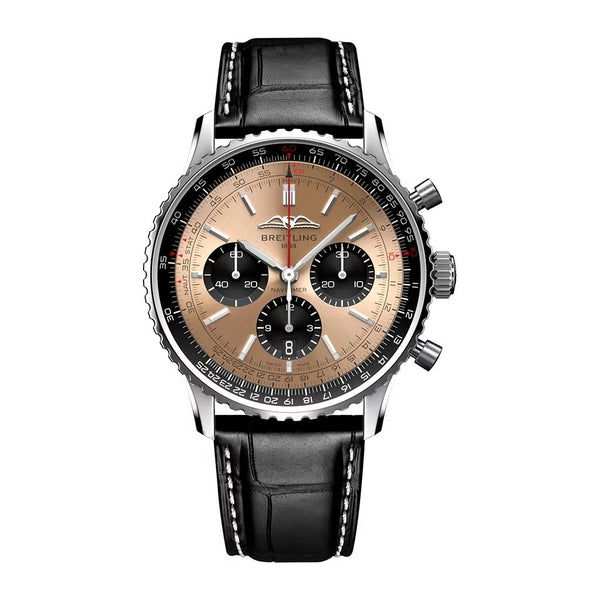 Navitimer B01 Chronograph 43 Copper Dial Watch - 1