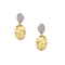 Diamond Pave Drop Earrings - 1