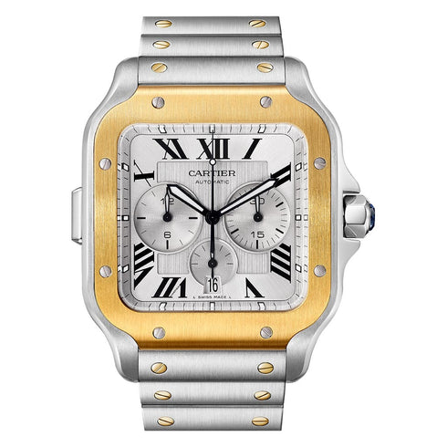 Santos de Cartier Chronograph Watch - 1