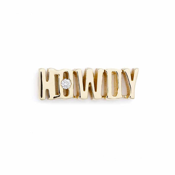 HOWDY Single Stud Diamond Earring - 1