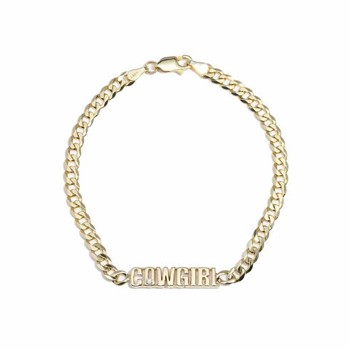 COWGIRL Curb Link Bracelet - 1