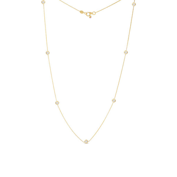 Diamonds By The Inch 7 Station Necklace - 1