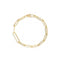 Designer Gold Paperclip Bracelet - 1