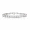 Platinum Tennis With 19.31Ct Asscher Cut Diamonds Bracelet - 1