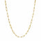Yellow Gold Paperclip Necklace - 1