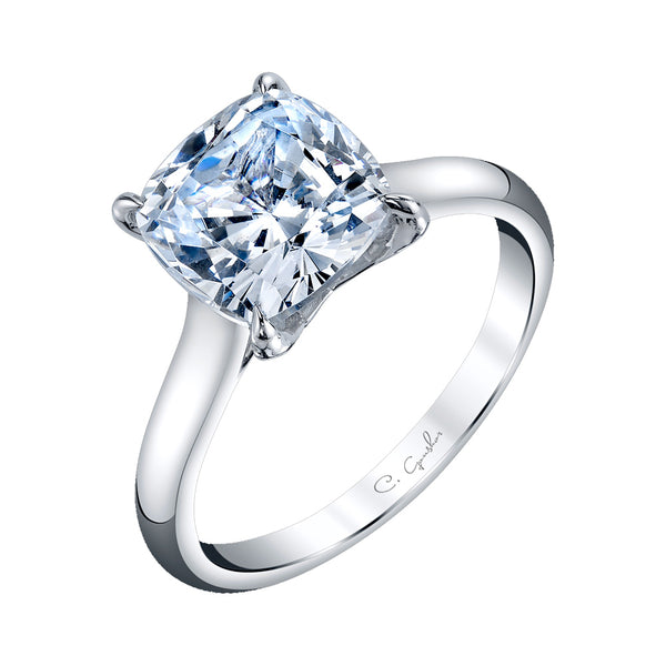 C. Gonshor 7909 Solitaire Engagement Ring - 1