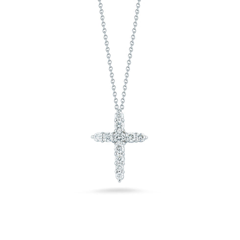 Cross Pendant With Diamonds - 1