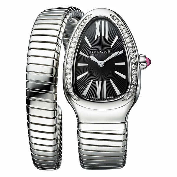 Serpenti Tubogas Single Spiral Black Dial Watch - 1