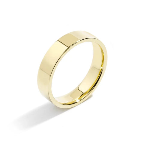 Flat Classic Wedding Band - 1