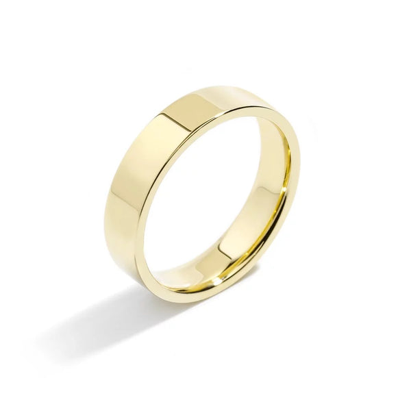 Flat Classic Wedding Band - 1