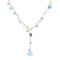 Paradise Mixed Topaz Lariat Necklace - 1