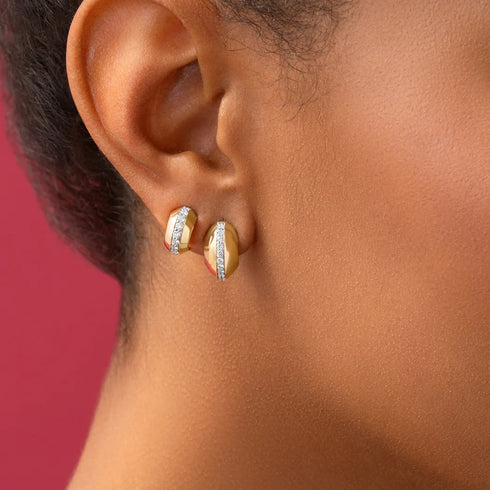 Layered Micro Hoop Earrings - 2