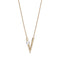 V Code Akoya Cultured Pearl Pendant Necklace - 1