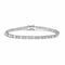 Oval and Round 4 Prong Diamond Tennis Bracelet - 1
