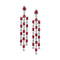 Ruby And Diamond Earrings - 1