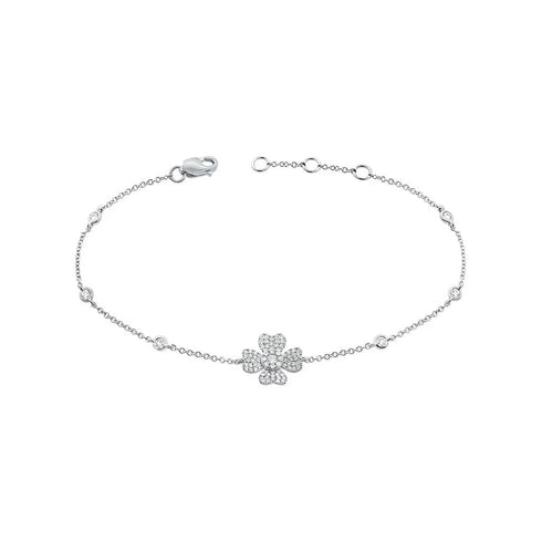 Clover Diamond Bracelet - 1