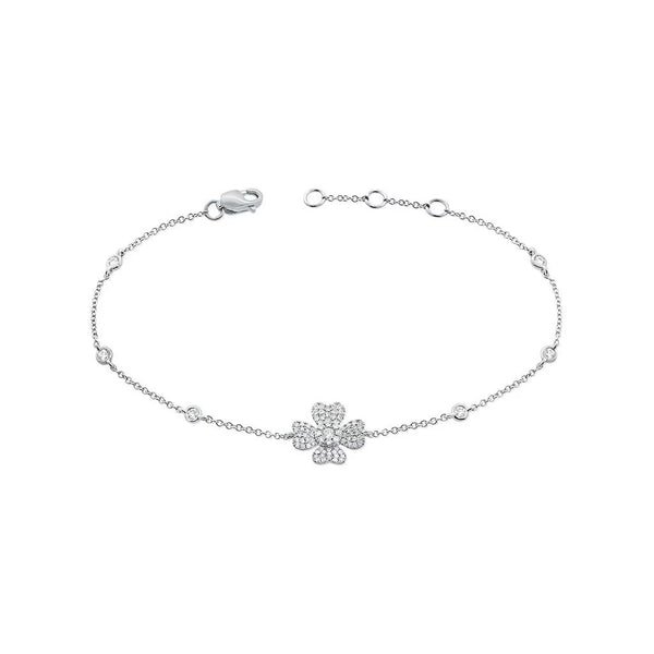 Clover Diamond Bracelet - 1