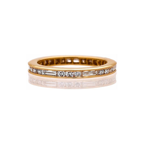 Naomi Baguette Diamond Band Ring - 1
