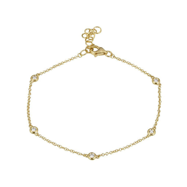 Station Diamond Bracelet - 1