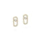 Yellow Gold Diamond Earrings Move Uno - 1