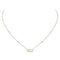 Yellow Gold Diamond Necklace Move Uno - 1