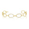 Diamond Oval Link Bracelet - 1