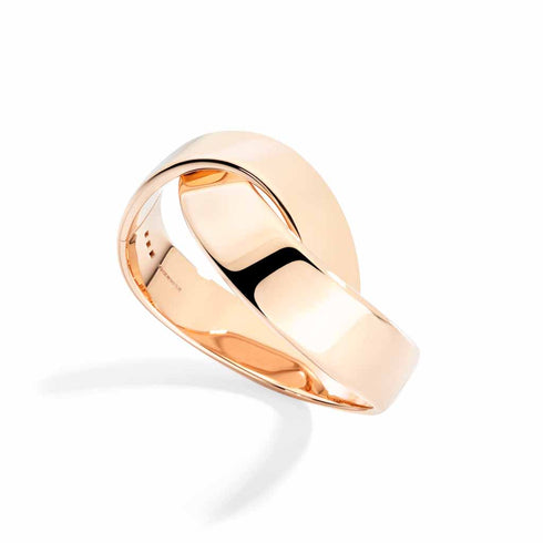 Abbraccio Sculptural Crossover Bangle - 1