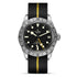 Black Bay Pro on Black Fabric with Yellow Band Watch - 1