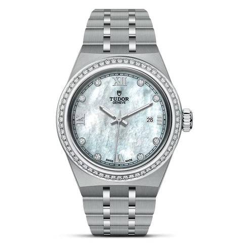 TUDOR Royal Mother of Pearl with Diamond Bezel Watch - 1