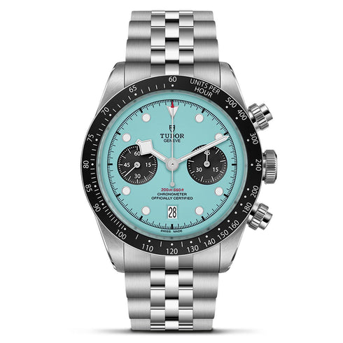 Black Bay Chrono "Flamingo Blue" Watch - 1