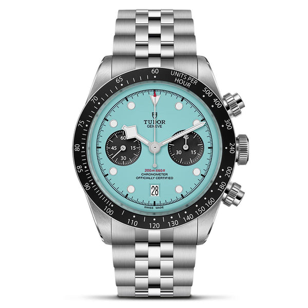 Black Bay Chrono "Flamingo Blue" Watch - 1