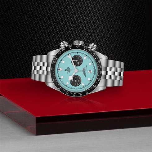 Black Bay Chrono "Flamingo Blue" Watch - 3