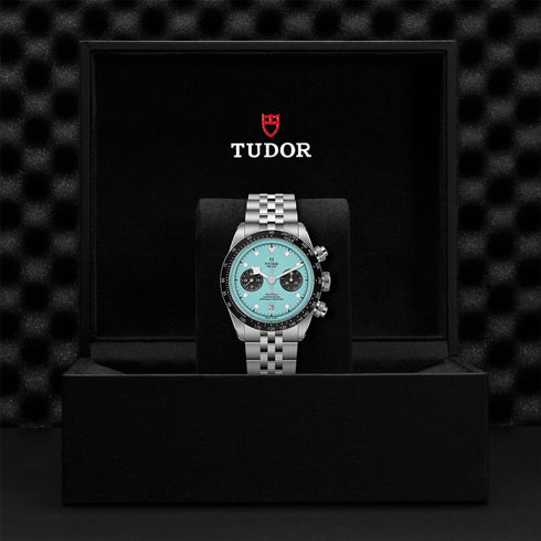 Black Bay Chrono "Flamingo Blue" Watch - 4