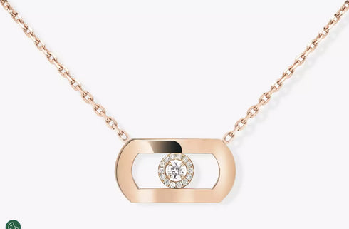 So Move Diamond Necklace in Yellow Gold - 1