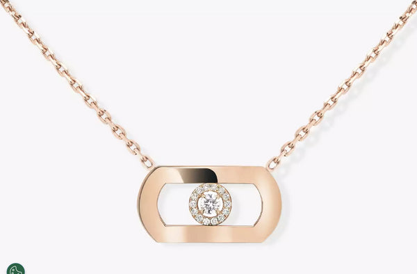 So Move Diamond Necklace in Yellow Gold - 1