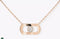 So Move Diamond Necklace in Yellow Gold - 1