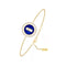 Lucky Move Diamond Bracelet in Yellow Gold and Lapis Lazuli - 1