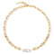 Move Link Diamond Necklace in Yellow Gold - 1