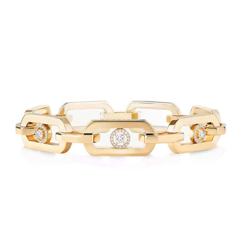 So Move XL Diamond Bracelet in Yellow Gold - 1
