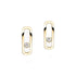 Move Uno Diamond Earrings in Yellow Gold - 1