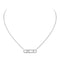 Move Classique Ciselé Diamond Necklace in Yellow Gold - 1